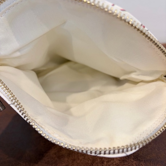 NWT Francesca's Romantic Floral Envelope Clutch Bag Gold Chain Chic Elegant - Picture 6 of 9